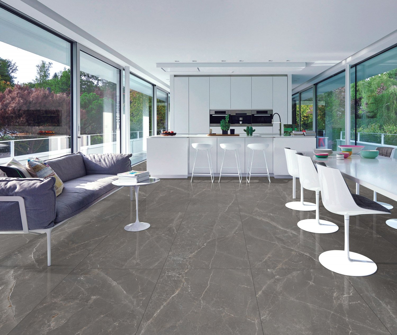 Tulip Grey Dessin    120 x 60 cm