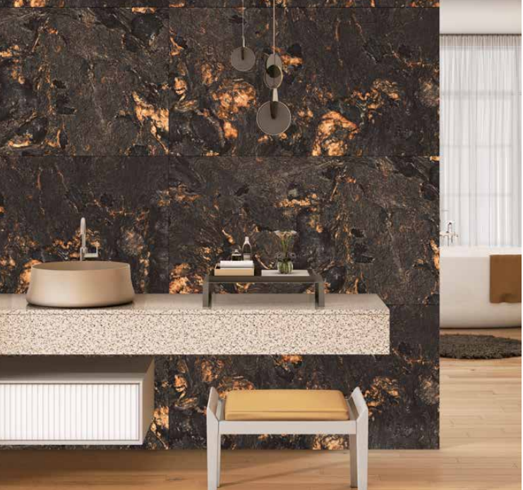 Black Figari - 60 x 120 cm - Poli-Brillant