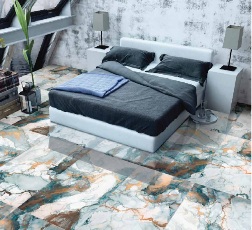 Florence Turquoise - 60 x 120 cm - Poli-Brillant