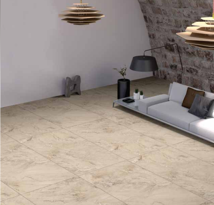 Allison Crème - Effet 3D - 60 x 120 cm - Mat - Gravure Intérieure