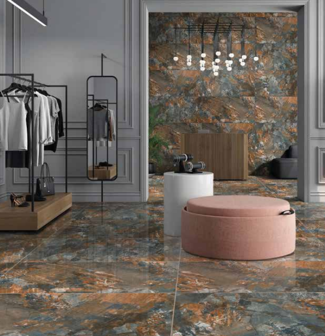 Chloe - Malachite - 60 x 120 cm - Poli Brillant